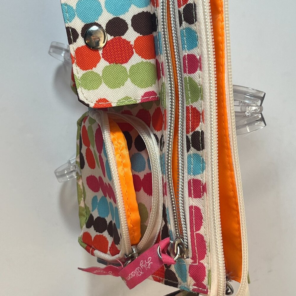 Lily Bloom Wristlet Wallet Multi Color Dots - image 6